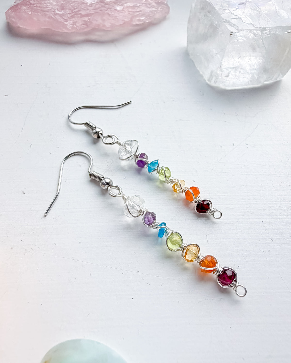 . 🌈✨💎 Chakra Mini Earrings 💎✨🌈
