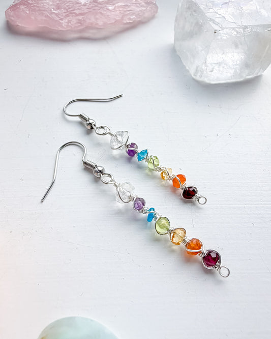 . 🌈✨💎 Chakra Mini Earrings 💎✨🌈