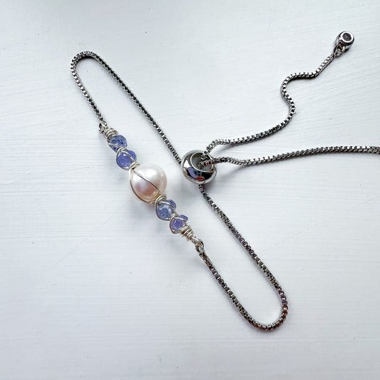 . ✨ Pearl Bracelet Collection ✨ Tanzanite