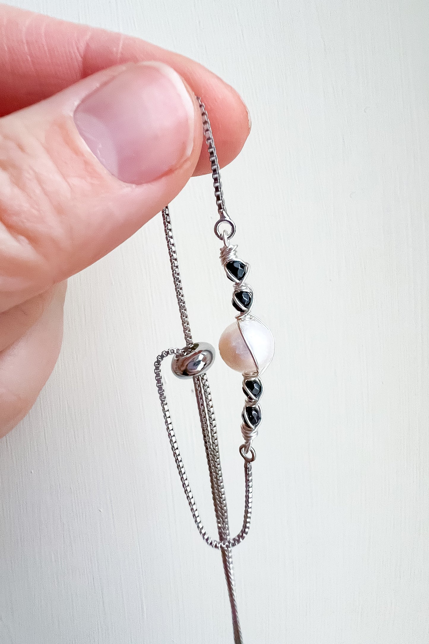 ✨ Pearl Bracelet Collection ✨ Black Agate