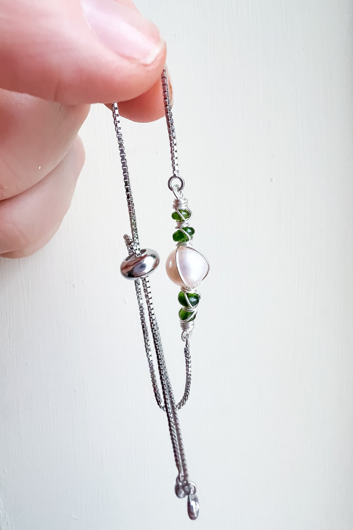 . ✨ Pearl Bracelet Collection ✨ Chrome Diopside
