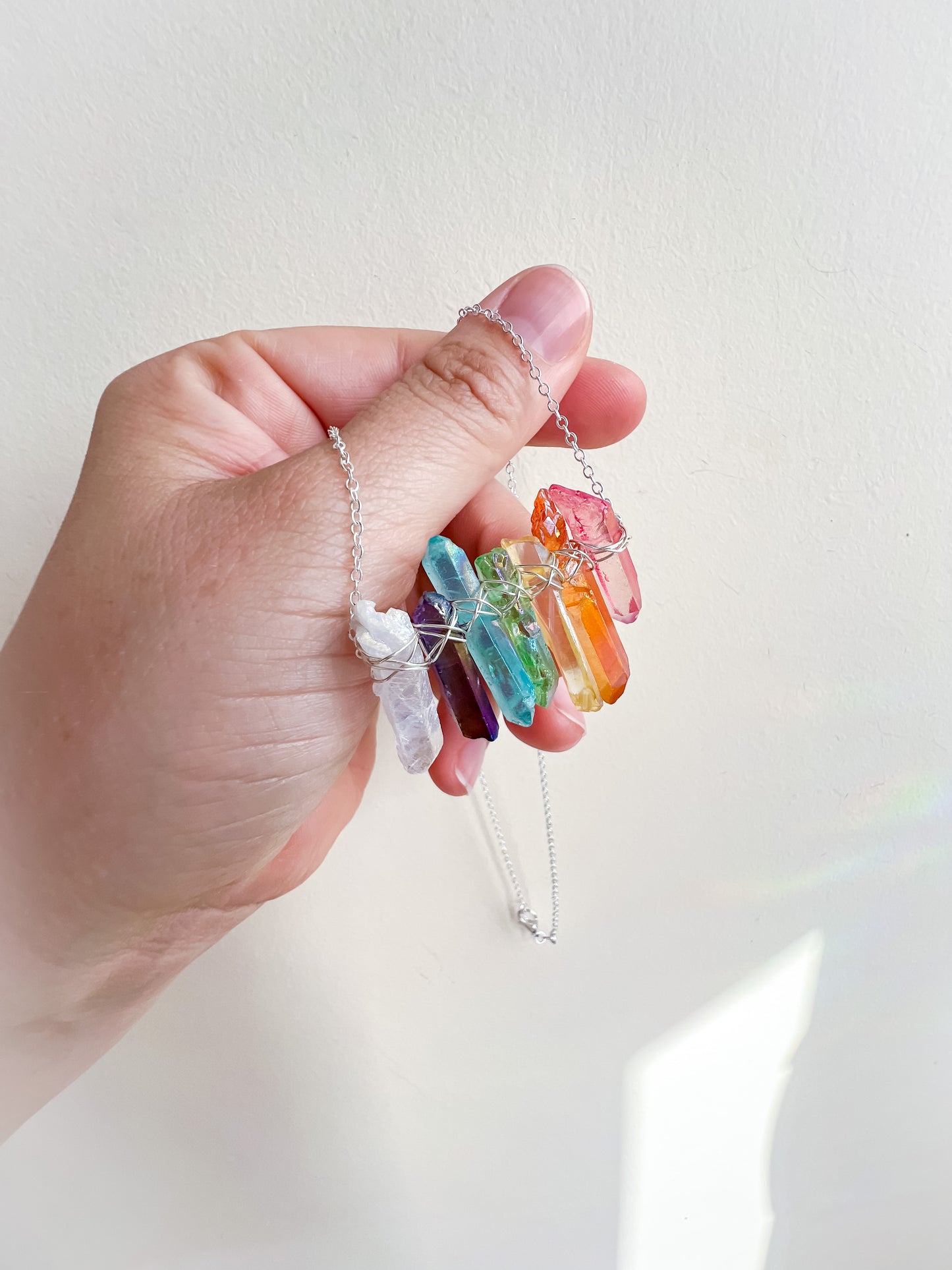 .✨ NEW ✨ Rainbow shard necklace