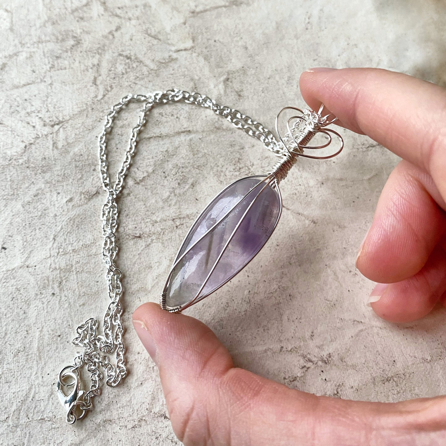 Purple Amethyst Magic Potion Necklace