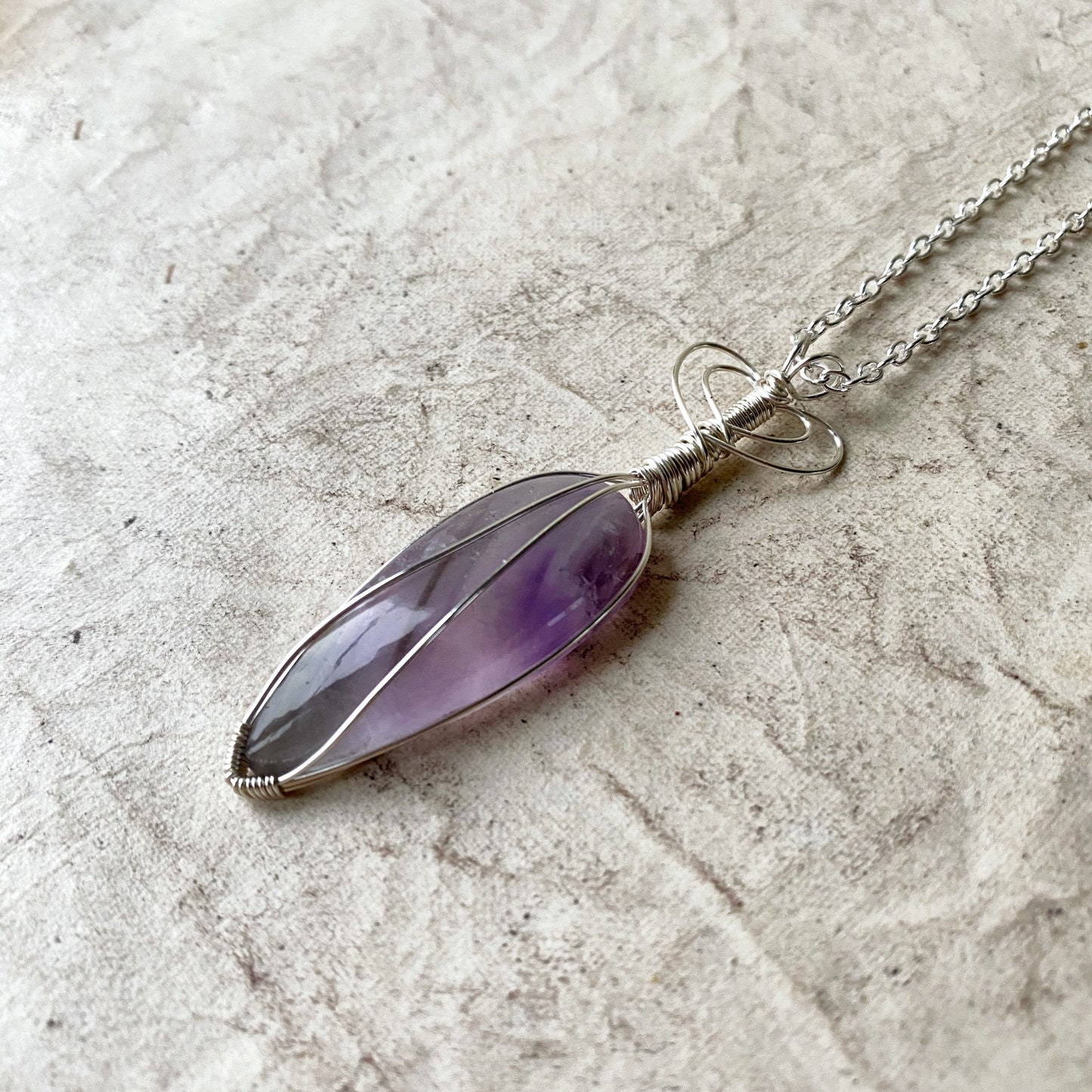 Purple Amethyst Magic Potion Necklace