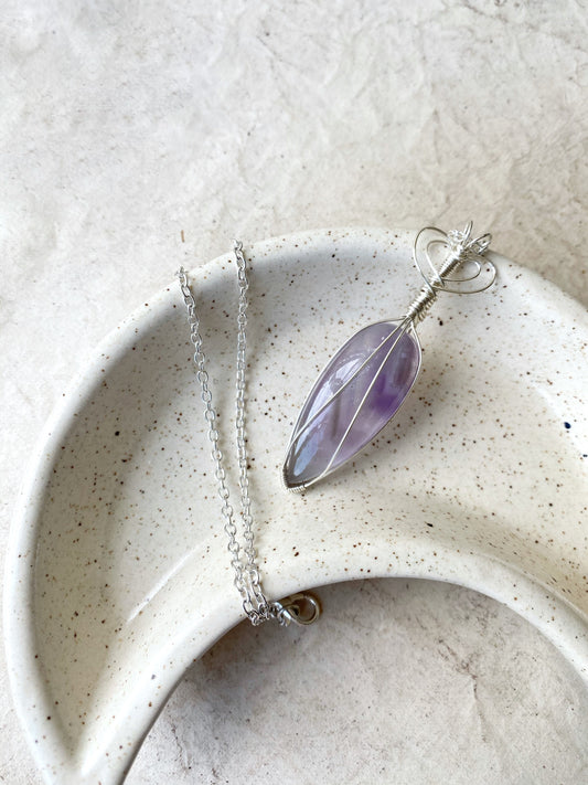 Purple Amethyst Magic Potion Necklace