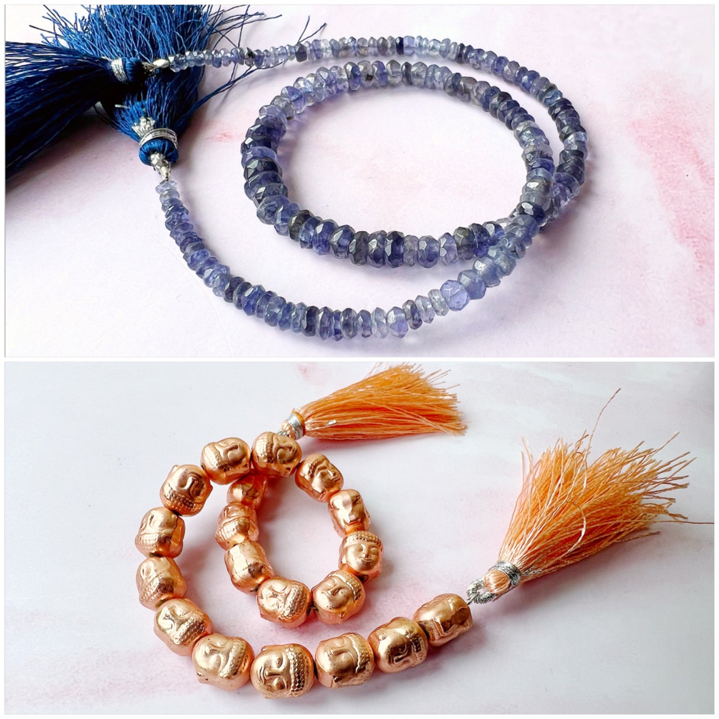 SILVER - Iolite Customisable bracelets
