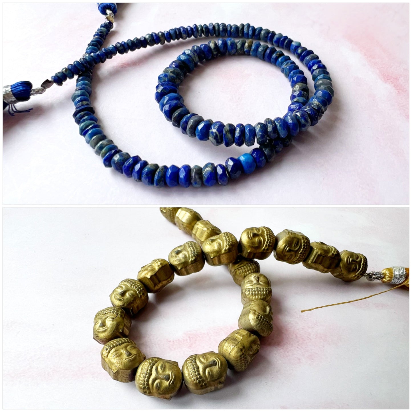 ROSE GOLD - Lapis Lazuli Customisable bracelets