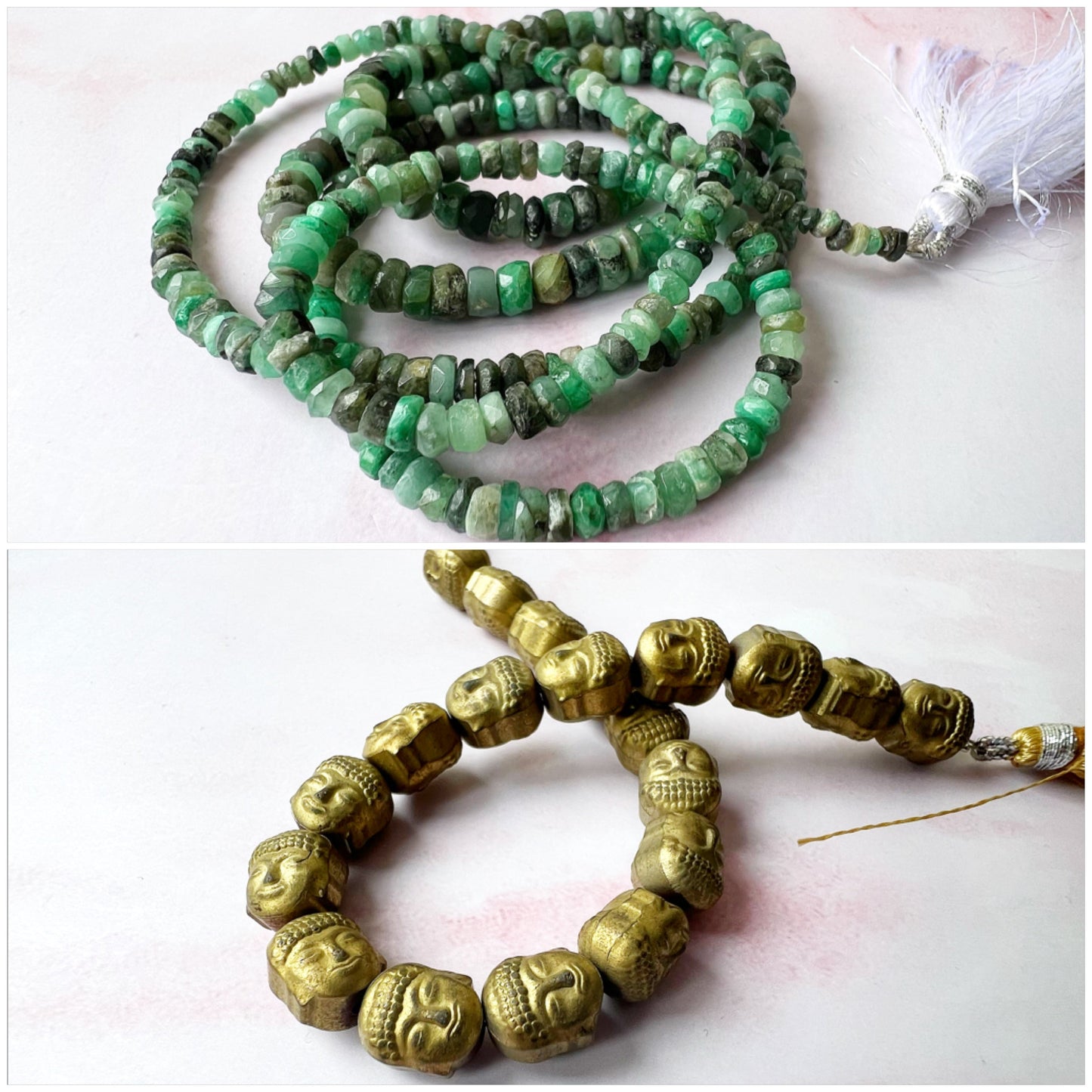 SILVER - Emerald Customisable bracelets
