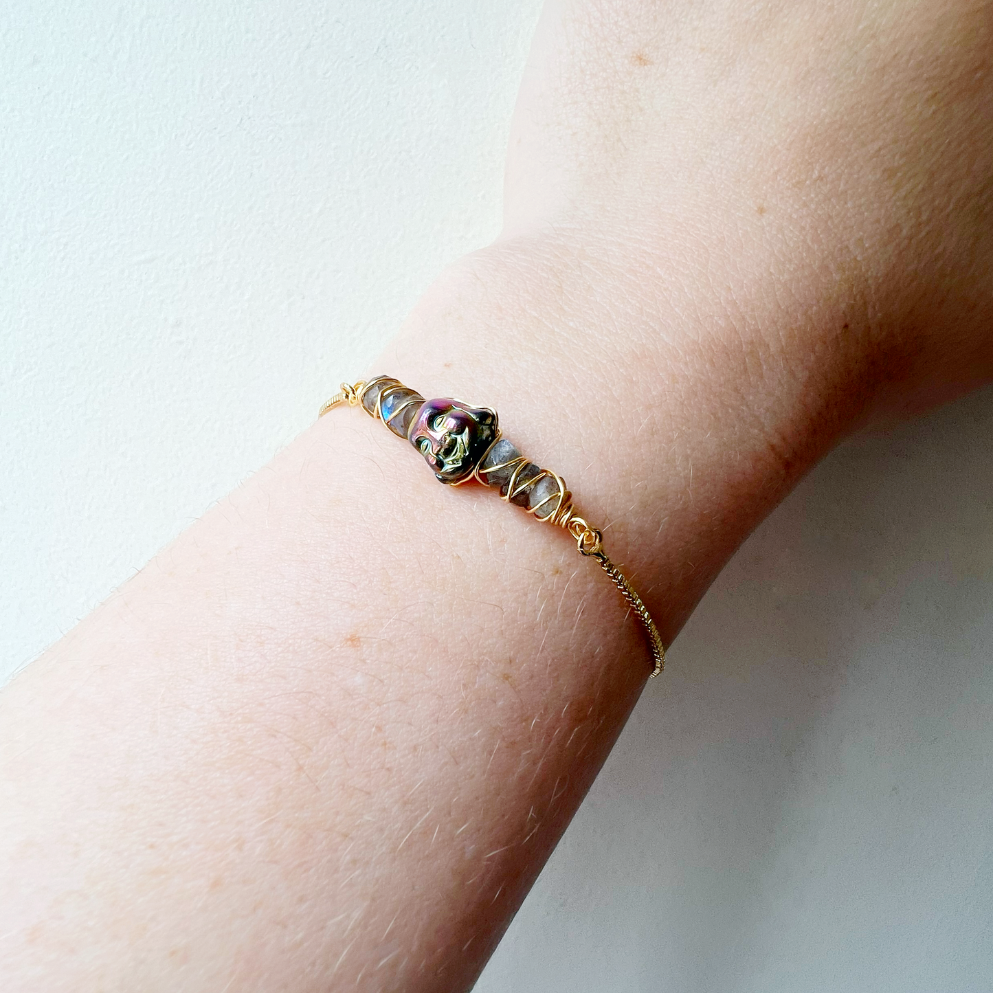GOLD - Labradorite Customisable bracelets