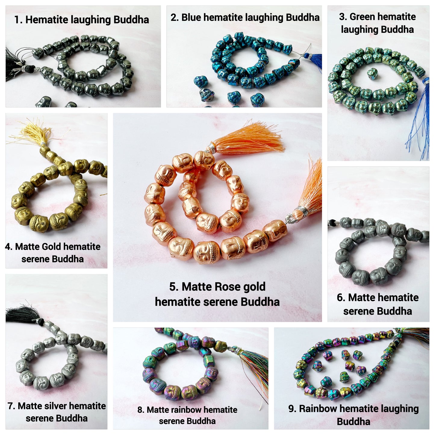 ROSE GOLD - Rainbow Moonstone Customisable bracelets
