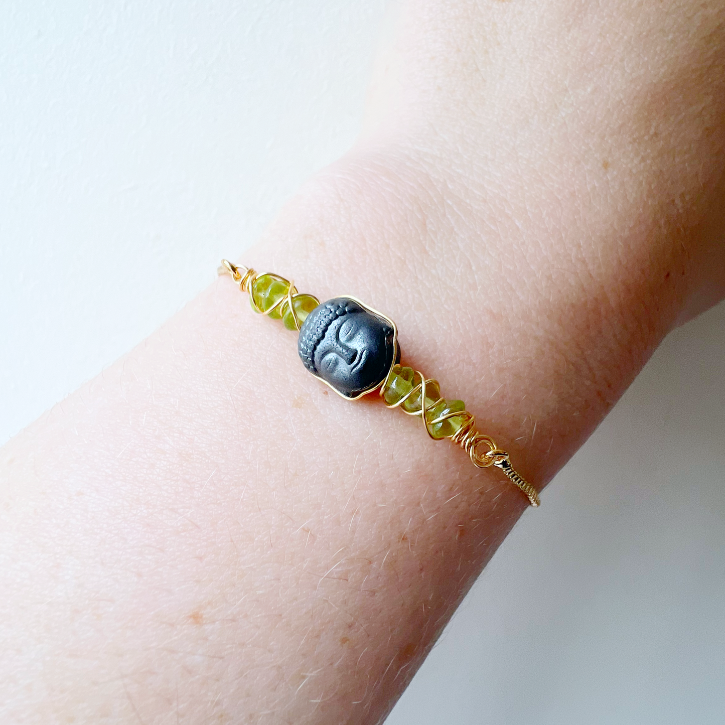 GOLD - Peridot Customisable bracelets