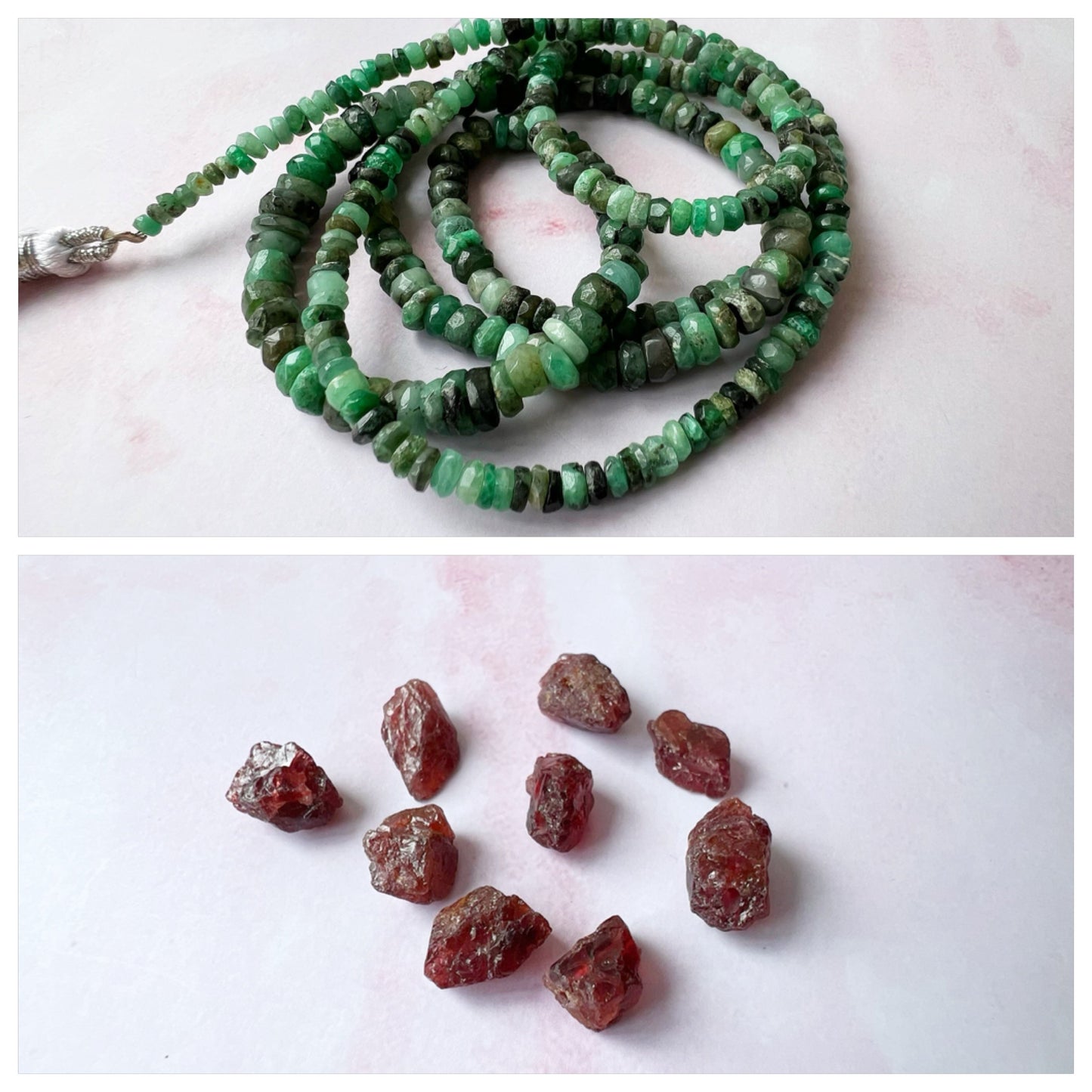 SILVER - Emerald Customisable bracelets
